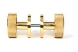 From The Anvil - Polished Brass Brompton Mortice/Rim Knob Set (Plain) | Sku. 50835 | Trade Door Handles.