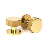 From The Anvil - Polished Brass Brompton Mortice/Rim Knob Set (Plain) | Sku. 50835 | Trade Door Handles.