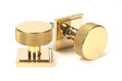 From The Anvil - Polished Brass Brompton Mortice/Rim Knob Set (Square) | Sku. 50838 | Trade Door Handles.