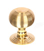From The Anvil - Polished Brass Beehive Centre Door Knob | Sku. 50839 | Trade Door Handles.