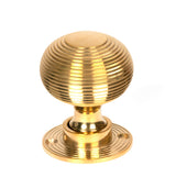 From The Anvil - Polished Brass Heavy Beehive Mortice/Rim Knob Set | Sku. 50840 | Trade Door Handles.