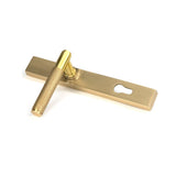 From The Anvil - Satin Brass Brompton Slimline Lever Espag. Lock Set | Sku. 50841 | Trade Door Handles.