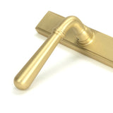 From The Anvil - Satin Brass Newbury Slimline Lever Espag. Lock Set | Sku. 50851 | Trade Door Handles.