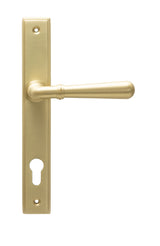 From The Anvil - Satin Brass Newbury Slimline Lever Espag. Lock Set | Sku. 50851 | Trade Door Handles.