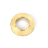 From The Anvil - Satin Brass Newbury Lever on Rose Set (Plain) - Unsprung | Sku. 50857 | Trade Door Handles.