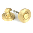 From The Anvil - Satin Brass Round Thumbturn Set (Plain) | Sku. 50880 | Trade Door Handles.