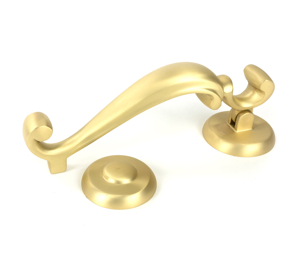 From The Anvil - Satin Brass Doctors Door Knocker | Sku. 50884 | Trade Door Handles.