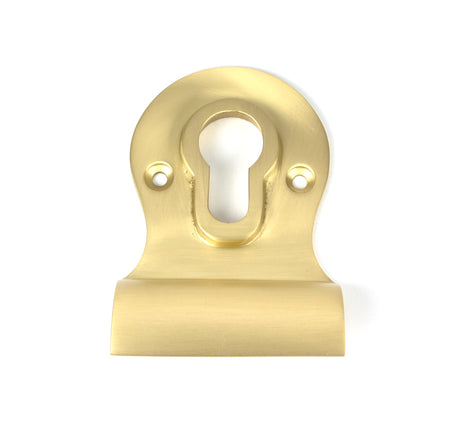 From The Anvil - Satin Brass Euro Door Pull | Sku. 50898 | Trade Door Handles.