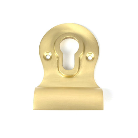 From The Anvil - Satin Brass Euro Door Pull | Sku. 50898 | Trade Door Handles.