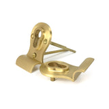 From The Anvil - Satin Brass 50mm Euro Door Pull (Back to Back fixings) | Sku. 50899 | Trade Door Handles.