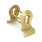 From The Anvil - Satin Brass 50mm Euro Door Pull (Back to Back fixings) | Sku. 50899 | Trade Door Handles.