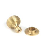 From The Anvil - Satin Brass Heavy Beehive Mortice/Rim Knob Set | Sku. 50902 | Trade Door Handles.