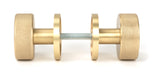 From The Anvil - Satin Brass Brompton Mortice/Rim Knob Set (Beehive) | Sku. 50910 | Trade Door Handles.