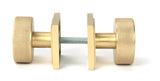 From The Anvil - Satin Brass Brompton Mortice/Rim Knob Set (Square) | Sku. 50911 | Trade Door Handles.