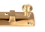 From The Anvil - Satin Brass 6" Universal Bolt | Sku. 50918 | Trade Door Handles.