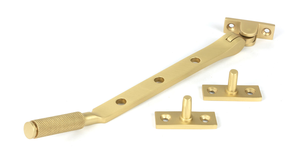 From The Anvil - Satin Brass 8" Brompton Stay | Sku. 50921 | Trade Door Handles.