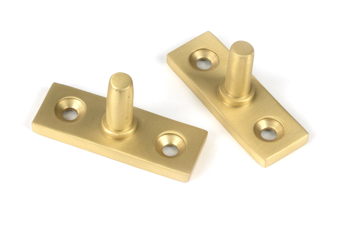 From The Anvil - Satin Brass 10" Brompton Stay | Sku. 50922 | Trade Door Handles.