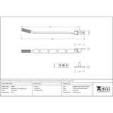From The Anvil - Satin Brass 10" Brompton Stay | Sku. 50922 | Trade Door Handles.