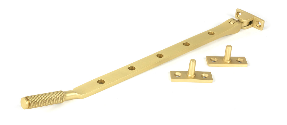 From The Anvil - Satin Brass 12" Brompton Stay | Sku. 50923 | Trade Door Handles.