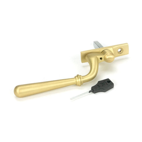 From The Anvil - Satin Brass Newbury Espag - RH | Sku. 50924 | Trade Door Handles.