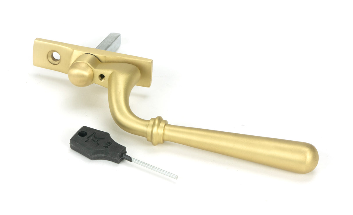 From The Anvil - Satin Brass Newbury Espag - LH | Sku. 50925 | Trade Door Handles.