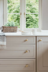 From The Anvil - Satin Brass Newbury Espag - LH | Sku. 50925 | Trade Door Handles.