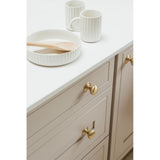 From The Anvil - Satin Brass Mushroom Cabinet Knob 38mm | Sku. 50930 | Trade Door Handles.