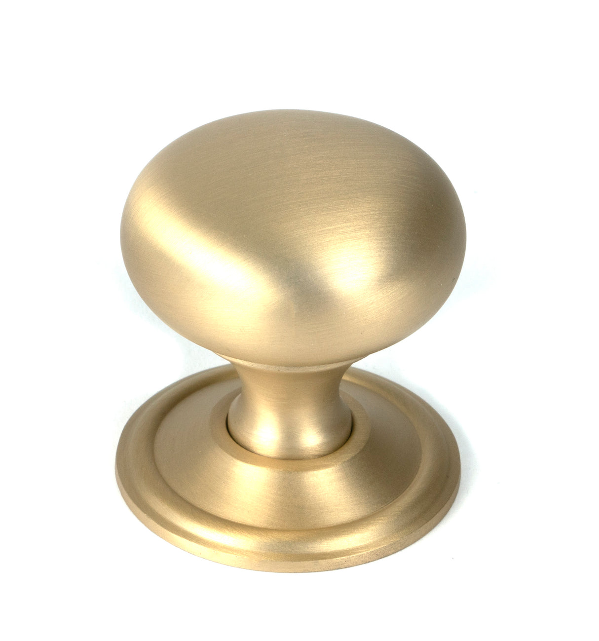 From The Anvil - Satin Brass Mushroom Cabinet Knob 38mm | Sku. 50930 | Trade Door Handles.