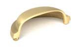 From The Anvil - Satin Brass Regency Concealed Drawer Pull | Sku. 50943 | Trade Door Handles.