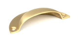 From The Anvil - Satin Brass 4" Plain Drawer Pull | Sku. 50950 | Trade Door Handles.