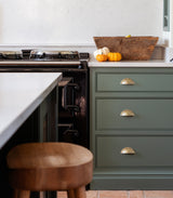 From The Anvil - Satin Brass 4" Plain Drawer Pull | Sku. 50950 | Trade Door Handles.