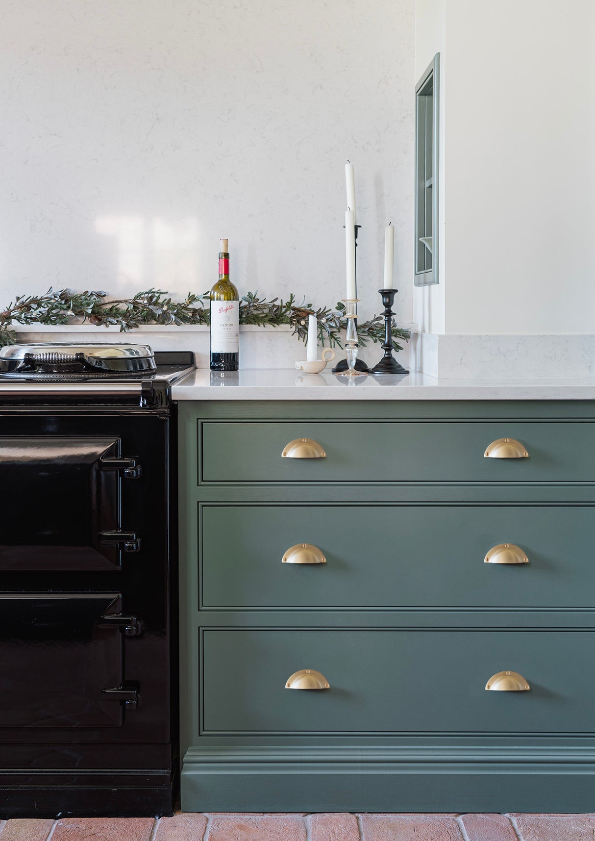 From The Anvil - Satin Brass 4" Plain Drawer Pull | Sku. 50950 | Trade Door Handles.