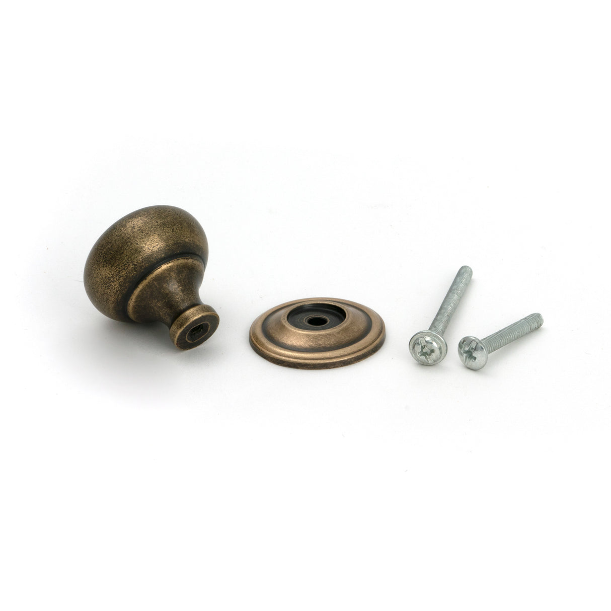 From The Anvil - Burnished Brass Mushroom Cabinet Knob 32mm | Sku. 50954 | Trade Door Handles.