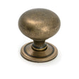 From The Anvil - Burnished Brass Mushroom Cabinet Knob 38mm | Sku. 50955 | Trade Door Handles.