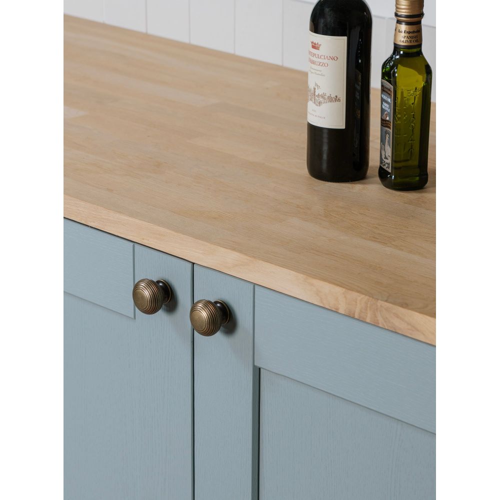 From The Anvil - Burnished Brass Beehive Cabinet Knob 30mm | Sku. 50956 | Trade Door Handles.