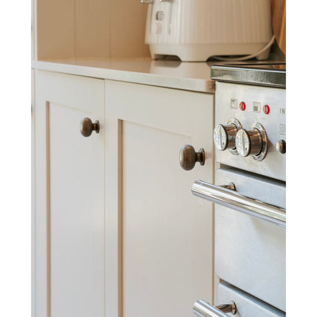 From The Anvil - Burnished Brass Beehive Cabinet Knob 40mm | Sku. 50957 | Trade Door Handles.