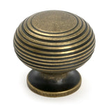 From The Anvil - Burnished Brass Beehive Cabinet Knob 40mm | Sku. 50957 | Trade Door Handles.