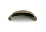 From The Anvil - Burnished Brass Regency Concealed Drawer Pull | Sku. 50968 | Trade Door Handles.