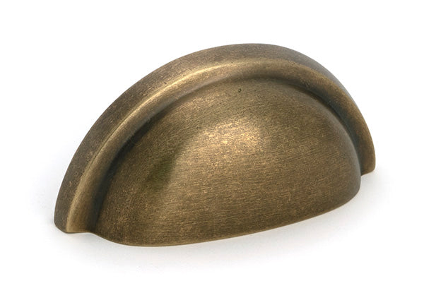 This is an image of From The Anvil - Burnished Brass Regency Concealed Drawer Pull available to order from Trade Door Handles in Kendal.