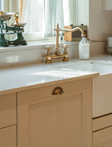 From The Anvil - Burnished Brass 4" Plain Drawer Pull | Sku. 50975 | Trade Door Handles.