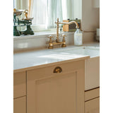 From The Anvil - Burnished Brass 4" Plain Drawer Pull | Sku. 50975 | Trade Door Handles.