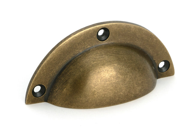 From The Anvil - Burnished Brass 4" Plain Drawer Pull | Sku. 50975 | Trade Door Handles.