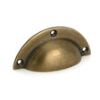 From The Anvil - Burnished Brass 4" Plain Drawer Pull | Sku. 50975 | Trade Door Handles.