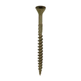 This is an image of Timco - C2 Deck-Fix Screws - TX - Countersunk with Ribs - Twin-Cut - Green 4.5 x 50mm - (250 PCS Tub) 50C2D250