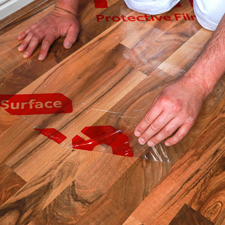 This is an image of Timco - Protective Film - For Hard Surfaces 50m x 0.6m 50HP