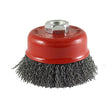 This is an image of Timco - Drill Cup Brush - Crimped Steel Wire 50mm (1 Each Blister Pack) 50SCC