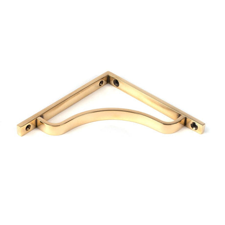 From The Anvil - Aged Brass Abingdon Shelf Bracket (150mm x 150mm) | Sku. 51086 | Trade Door Handles.