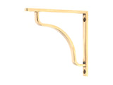 From The Anvil - Aged Brass Abingdon Shelf Bracket (150mm x 150mm) | Sku. 51086 | Trade Door Handles.
