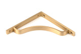From The Anvil - Satin Brass Abingdon Shelf Bracket (150mm x 150mm) | Sku. 51087 | Trade Door Handles.