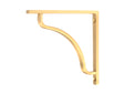 From The Anvil - Satin Brass Abingdon Shelf Bracket (150mm x 150mm) | Sku. 51087 | Trade Door Handles.